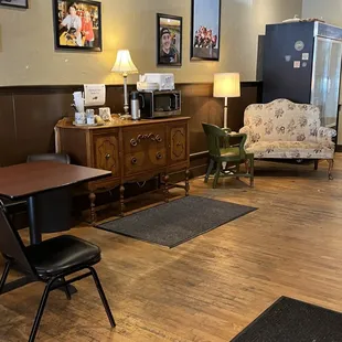 a coffee roaster in a coffee shop