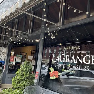 the outside of the building