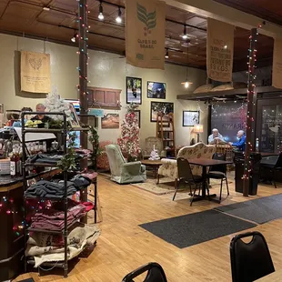 the inside of the store