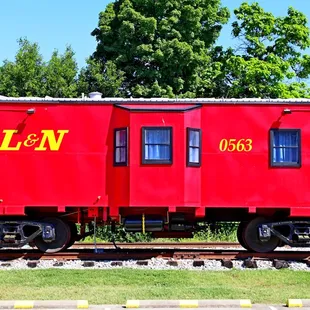 1963 L&amp;N Caboose constructed in Louisville in May 1963 and operated on the adjacent CSX tracks.