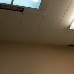 Ceiling tiles missing