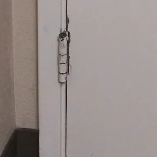 Chipped and peeling paint