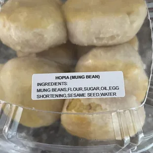 Mung bean hopia - dry filling