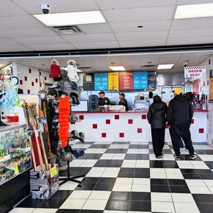 Counter where you order.