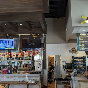 Interior: Bar and grill area