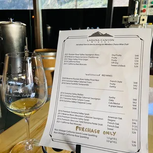 $36.00 for 6-8 tasters! Walk up and pore yourself your preference. Perfect!