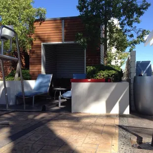 Private outdoor seating