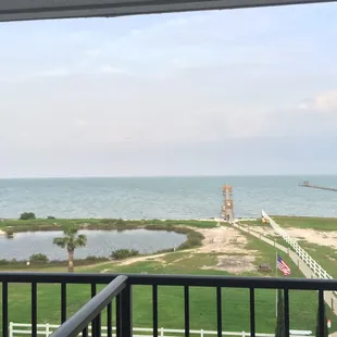 View from balcony. Request room 406!