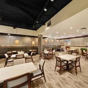 sushi and sashimi, interior