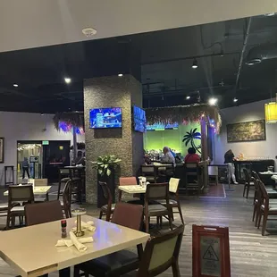 Inside- they also have an outdoor area