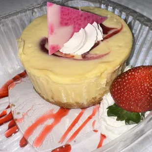 Passion fruit mango dessert