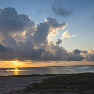 Sunrise out front