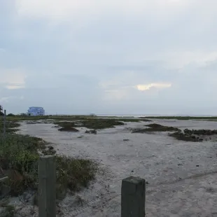 Stunning view of the Laguna Madre across the street!