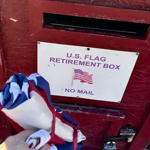 Dropping the retired flag off for disposal