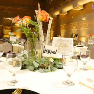 Laguna Town Hall Elk Grove Wedding Uplighting Sacramento Soft Gold Amber Uplighting | Brighten Up Event Lighting