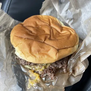 Double cheeseburger