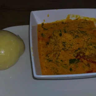 Egusi Soup with Fufu