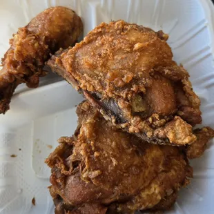 Dry as the Sahara desert, seriously overcooked for $6 a piece!  Don't do it.