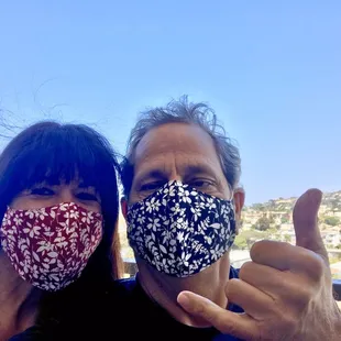 Feeling safe in San Diego  Mahalo XOXO @lahaolelimacreations #lahaolelimacreations #awesomemask