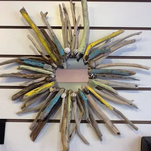 Unique driftwood mirror , &quot;one of a kind&quot;, by Flattery Designs.  One left !  See it today!