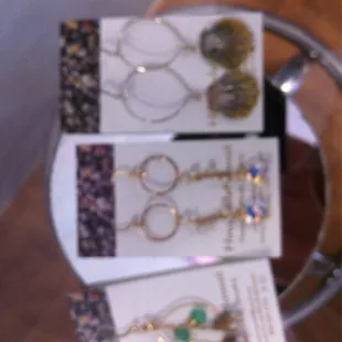 One of a kind earrings by Alana Lorenzo