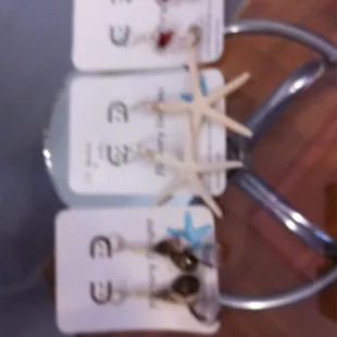 Unique and cool earrings at lahaole Lima creations