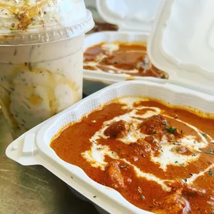 Chicken Tikka Masala and Kulfi Falooda