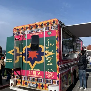 The incredible history of truck art is shown here.