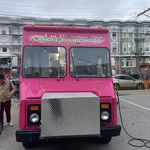  pink food truck