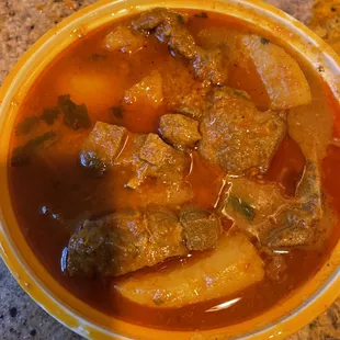 a bowl of stew