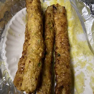 4 pieces Chicken Shish Kabab