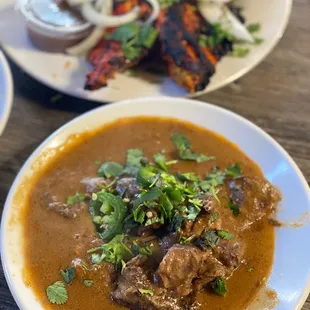 Nihari and Chiken Leg Tikka