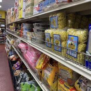 Noodles and oriental snacks