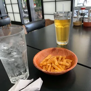 It begins. Just ordered and relaxing.