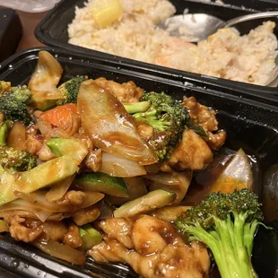 Sha Cha Chicken and Pineapple Fried Rice