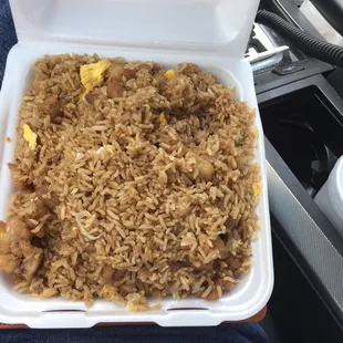 Chicken fried rice with no vegetables