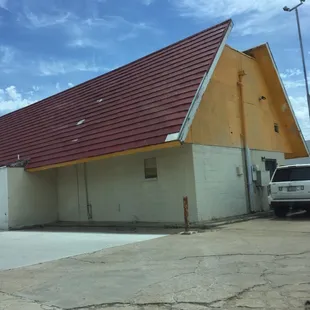 Back of the building