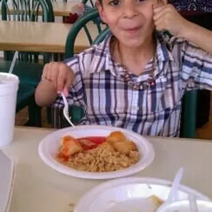 SWEET and sour chicken baby :) kids favorite dish