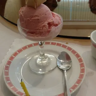 Birthday desert! Yum