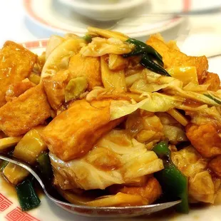 Twice cooked bean cake ( Tofu)