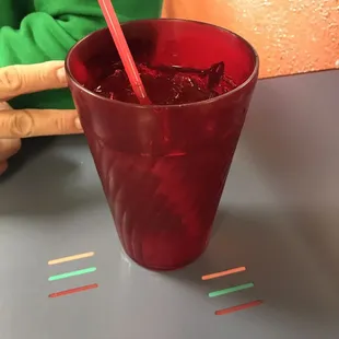 Iced jasmine tea- yummy!