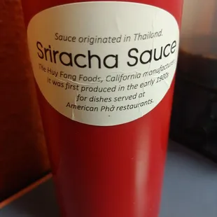 Siracha sauce