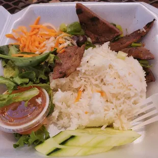 Beef Rice Plate