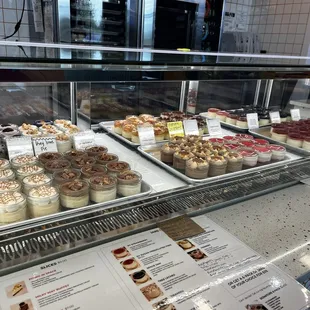 Jars of cheesecake case