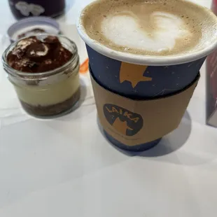 Tiramisu and Biscoff Latte