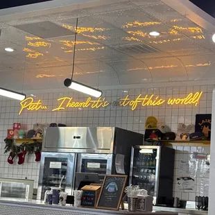 The register and saying on the wall