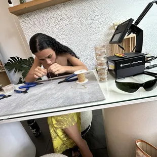 Steady hands &amp; nimble fingers...