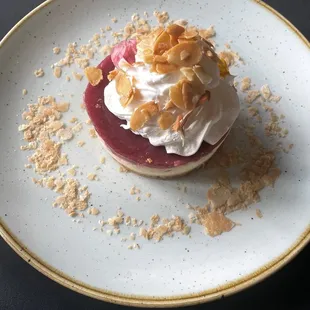 Stone fruit cheesecake
