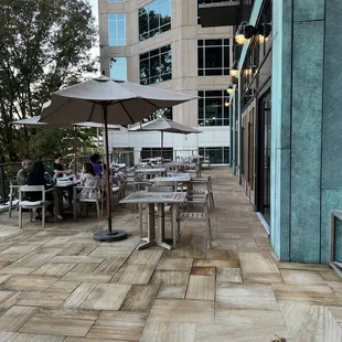 Out door patio at the Lāk.