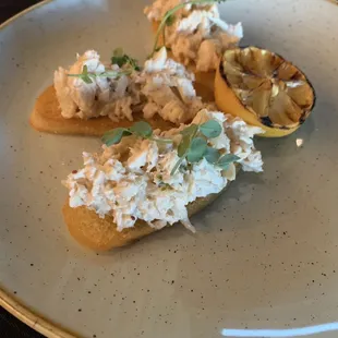 Crab Crostini